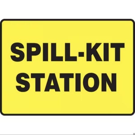 Accuform Safety Sign SPILLKIT STATION 10 in x SHMCHL567VS